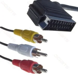 GR_Kabel scart male to 3xRCA male cable PC-224 GR_Kabel scart male to 3xRCA male cable PC-224