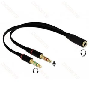 GR_Kabel 2x3pin jack male to 4pin jack female cable PA-305 GR_Kabel 2x3pin jack male to 4pin jack female cable PA-305