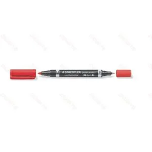 Staedtler Lumocolor permanent duo red 348-2 Staedtler Lumocolor permanent duo red 348-2