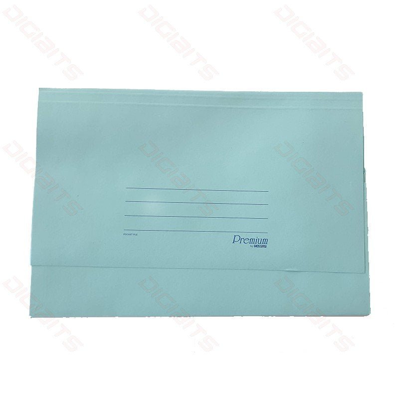 Campap document wallet foolscap Blue