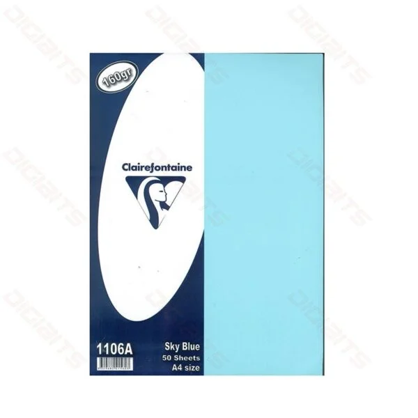 ClaireFontaine A4 160gr Blue Sky (50sh)