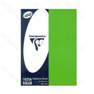 ClaireFontaine A4 160gr Green Intensive (50sh) ClaireFontaine A4 160gr Green Intensive (50sh)