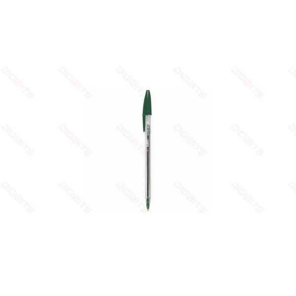 BIC Cristal pen medium green