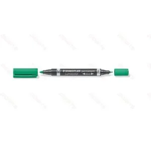 Staedtler Lumocolor permanent duo green 348-5