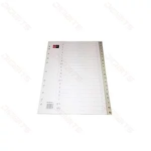 BlackRed A4 Α-Ω plastic divider
