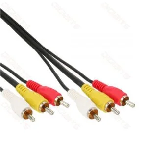 InLine 3x rca 7m m/m - 89607