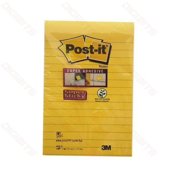 3M post-it notes 102mmx152mm - 660