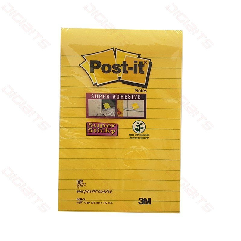 Επίπεδο 3 3M post-it notes 102mmx152mm – 660