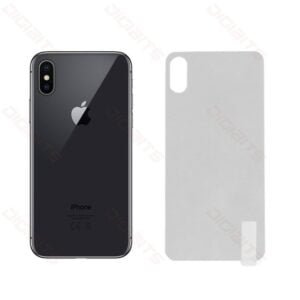 Idol tempered glass for iPhone X back cover