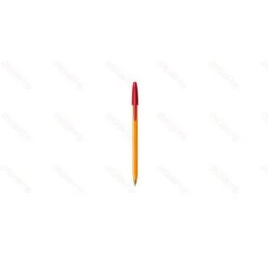 Bic pen orange original fine red