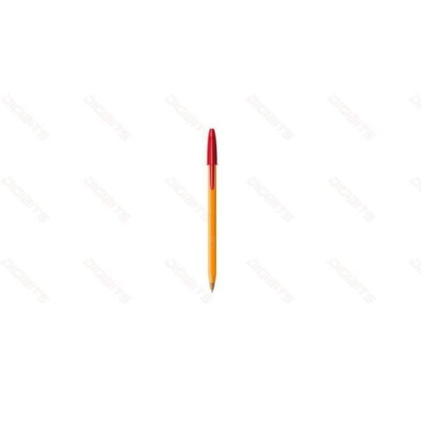 Bic pen orange original fine red
