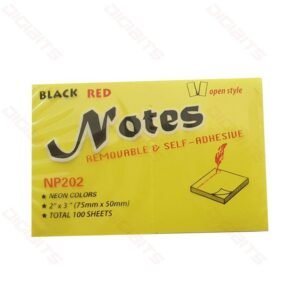 B/R post-it neon 75mm x 50mm - NP202 yellow