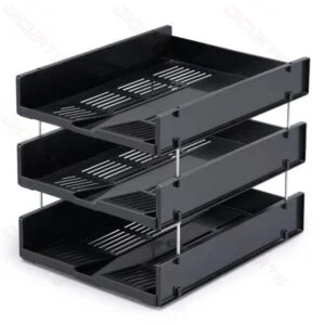 Durable letter tray optimo black Durable letter tray optimo black