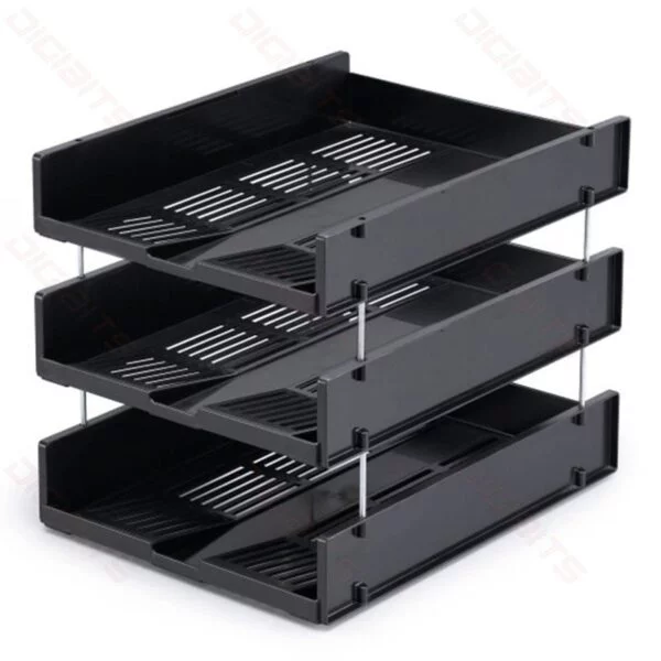 Durable letter tray optimo black Durable letter tray optimo black