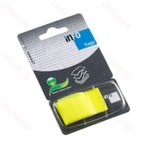 Info flags 25x43 mm 50sheets neon yellow