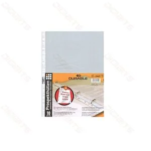 Durable A4 folder glass clear 10pcs 2662 Durable A4 folder glass clear 10pcs 2662