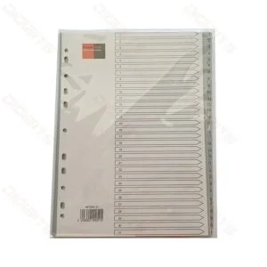 BlackRed A4 1-31 plastic divider