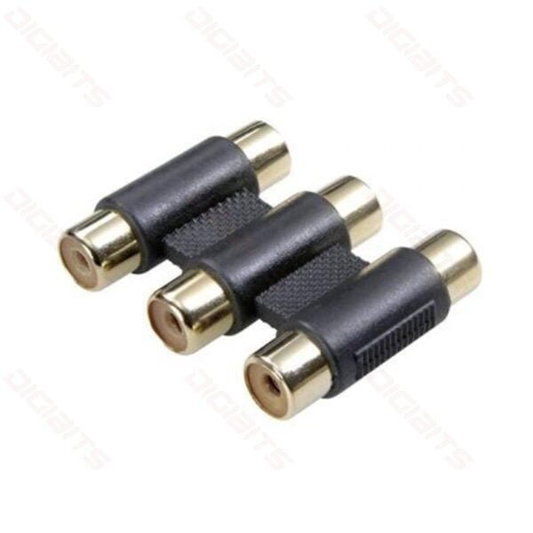 InLine 3x rca female to 3x rca female - 99319