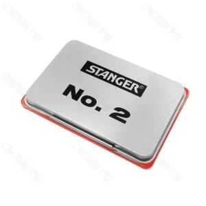 Stanger metal case stamp pad red