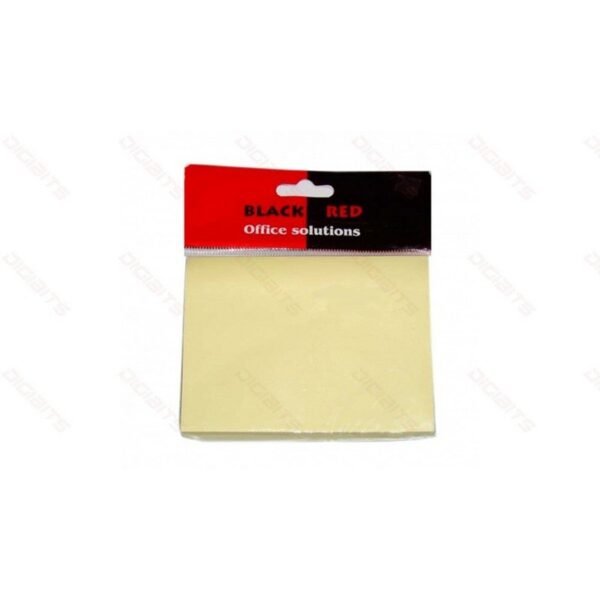 Black Red post-it notes 76mm x 76mm - NP103