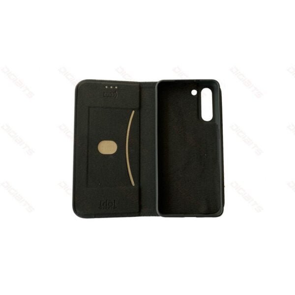 Idol Elite Anti-Rfid book case for Apple iPhone 12 Pro Black-1