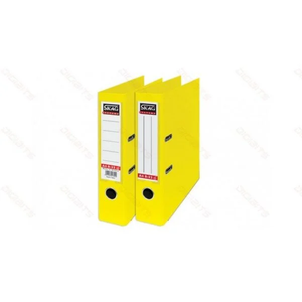 SKAG box file A4 8cm yellow SKAG box file A4 8cm yellow