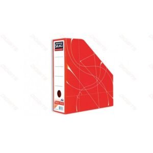 SKAG magazine box file red