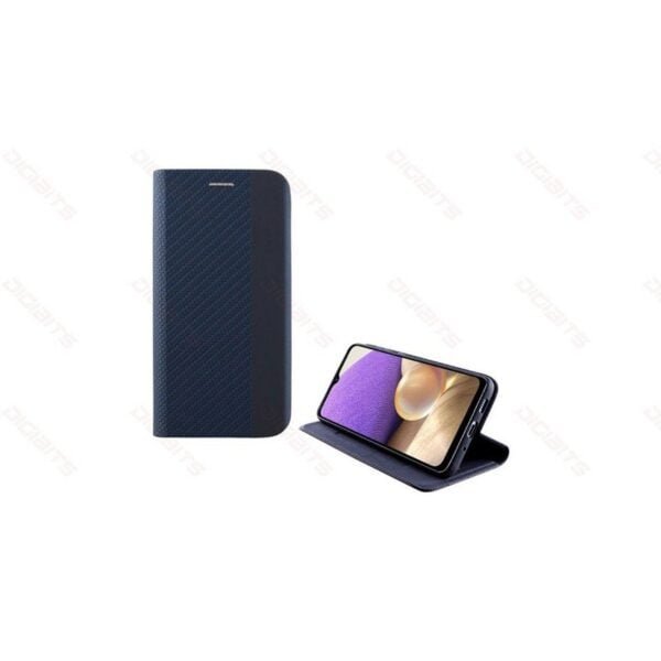 Idol Elite Anti-Rfid book case for Samsung Galaxy A32 5G (A326) Dark Blue