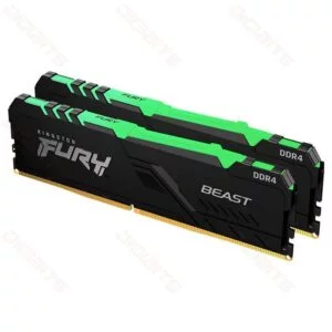 Kingston 16GB/3200MHz Hyper X Fury Beast DDR4 RGB kit DIMM 288pin Kingston 16GB/3200MHz Hyper X Fury Beast DDR4 RGB kit DIMM 288pin