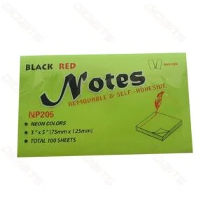 B/R post-it neon 75mm x 125mm - NP205 green
