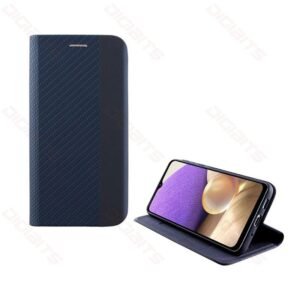 Idol Elite Anti-Rfid book case fof Samsung Galaxy A22 5G (A226) Dark Blue