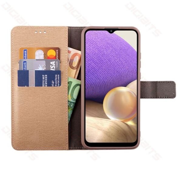 VT book case for Samsung Galaxy A22 5G (A226) Gold-1