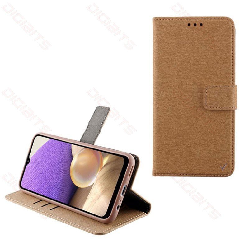 VT Cosmetics VT book case for Samsung Galaxy A22 5G (A226) Gold