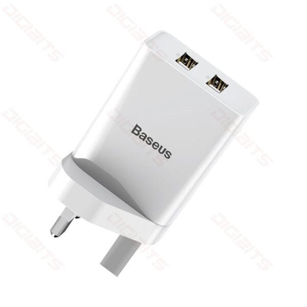 Baseus travel charger 10.5W UK White