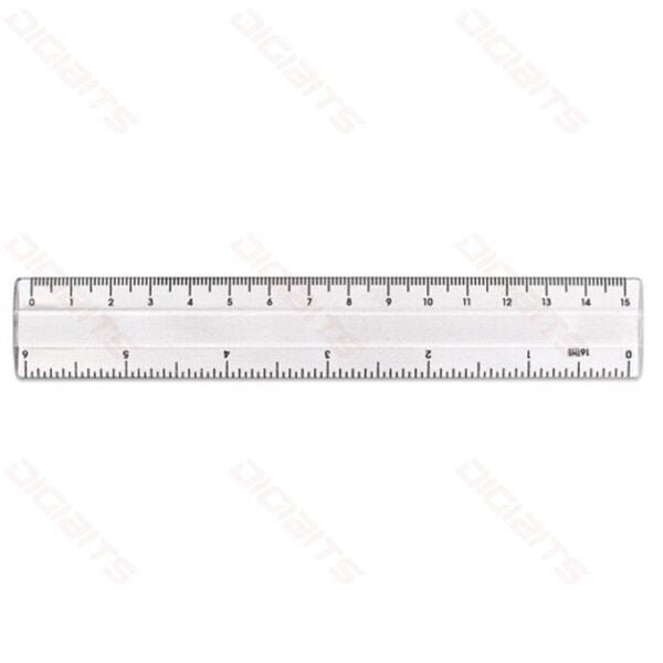 COX transparent ruler 15cm