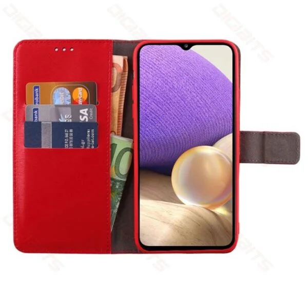 VT book case for Samsung Galaxy A03s (A037) Red-1