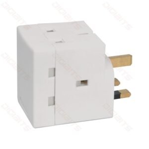 Mercury 3 Way UK Mains Adaptor 13A