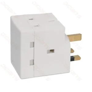 Mercury 3 Way UK Mains Adaptor 13A Mercury 3 Way UK Mains Adaptor 13A