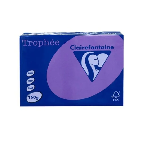ClaireFontaine A4 160gr Lilac Intensive (250sh) ClaireFontaine A4 160gr Lilac Intensive (250sh)