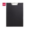 Deli clipboard with cover A4 black