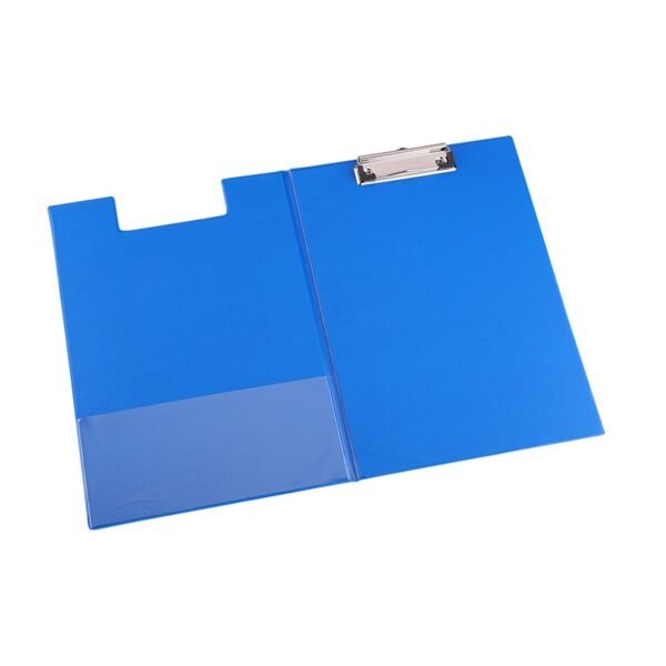 Deli clipboard with cover A4 blue-1