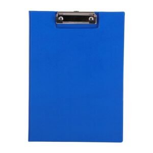 Deli clipboard with cover A4 blue