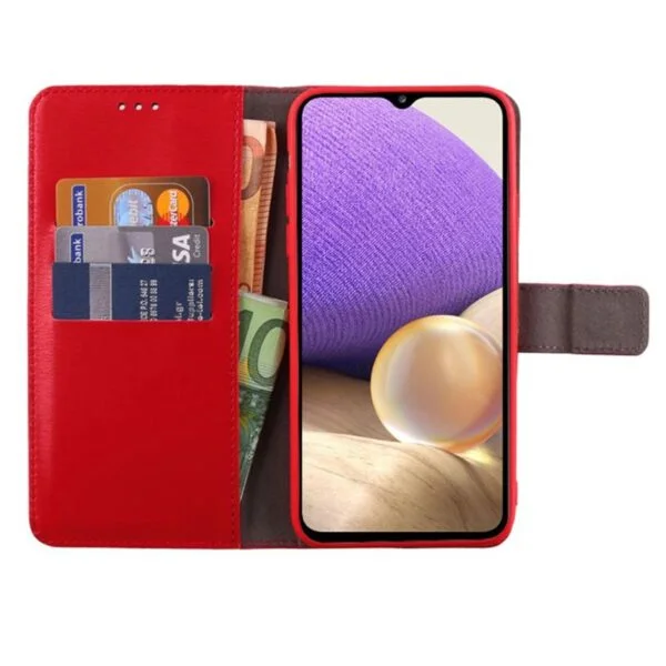 VT book case for Samsung Galaxy A32 4G (A325) Red-1 VT book case for Samsung Galaxy A32 4G (A325) Red-1
