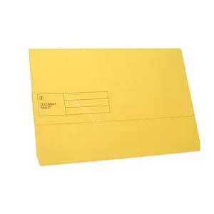 Campap document wallet foolscap yellow Campap document wallet foolscap yellow