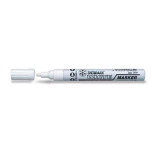 Snowman paint marker white