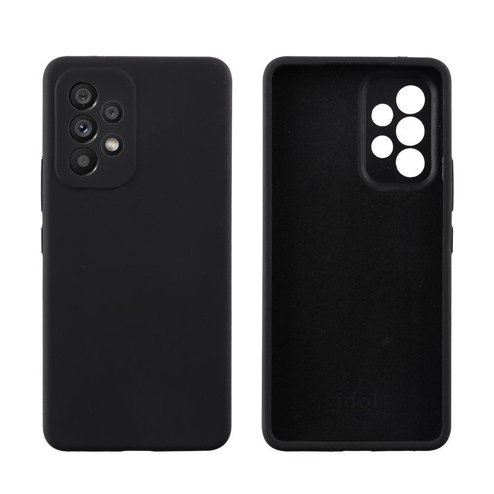 Idol velvet tpu case for Samsung Galaxy A53 5G (A536) Black