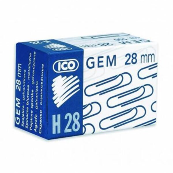 ICO paper clips 28mm 100pcs