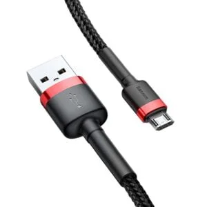 Baseus Braided USB-A to MicroUSB Cable 2.4A 2m Baseus Braided USB-A to MicroUSB Cable 2.4A 2m