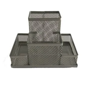 Forpus mesh desktop organiser silver Forpus mesh desktop organiser silver
