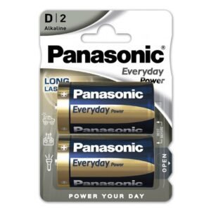 Panasonic alkaline batteries 2x D